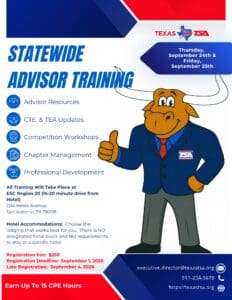 Copy of ADVISOR TRAINING Flyer